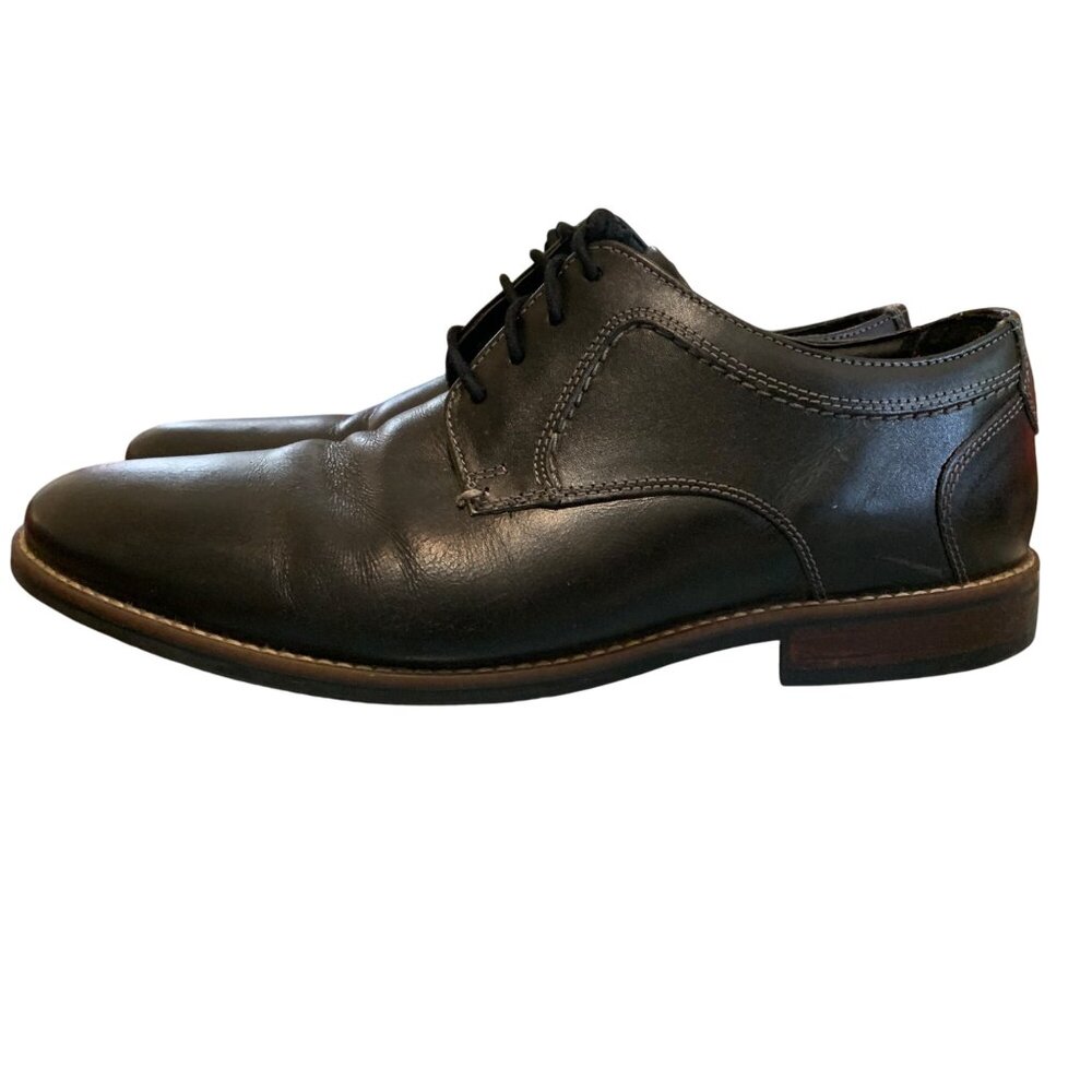 Nunnbush Men's Oxford Shoes Lace-up Westwood‎ Black Contrast Stitching Sz 10M